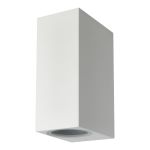 D'Lite Wall Light Vrebos Long  Aluminium White Black Up & Down | IP56 - Suitable For 2x GU10