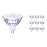 Multipack 10x Philips Master Value LED Spot GU5.3 MR16 7.5W 660lm 36D - 940 Cool White | Best Colour Rendering - Dimmable - Replaces 50W