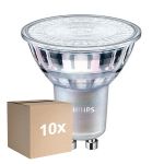 Multipack 10x Philips MASTER Value LED Spot GU10 PAR16 3.7W 370lm 60D - 940 Cool White | Best Colour Rendering - Dimmable - Replaces 50W