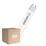 Multipack 8x Osram LED Tube T8 (EM/Mains) Standard Output 5.4W 585lm - 830 Warm White | 44cm - Replaces 15W