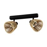 Eglo Ceiling Light Keelby Steel Black | IP20 - Suitable for 2x E14 