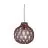 Good&Mojo Pendant Mendoza Bamboo Burgundy S | Suitable for 1x E27 