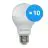 Multipack 10x Noxion Lucent Classic LED E27 Pear Frosted 14W 1521lm - 827 Extra Warm White | Dimmable - Replaces 100W