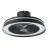 Eglo Ceiling Fan Vallonia 1 ABS Matt Black 31.7W 3200lm - 827-865 Tunable White + RGB | Dimmable