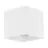Eglo Wall Light Calpi Aluminium White 3.3W 340lm - 830 Warm White | IP44 