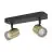 Eglo Ceiling Light Consuma 1 Steel Black Gold | IP44 - Suitable for 2x GU10 
