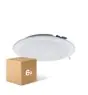 Multipack 6x LED Downlight Pan 18W 1440lm 840 Cool White | 177mm - Cutout 150mm