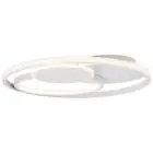 Brilliant Runda Ceiling Light Metal Silicone White 45W 5200lm - 830-865 CCT | 500mm - Remote Control Dimmable