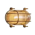 Nordlux Helford Wall Light Glass Brass | IP64 - Suitable for E27