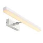 Nordlux Otis 60 Wall Light Aluminium White 17W 1650lm - 930 Warm White | IP44 Best Colour Rendering - 3Step Dimmable
