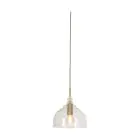 It's about RoMi Pendant Brussels Glass Gold | Suitable for 1x E14 