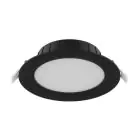 Noxion LED Downlight Hera Medium Recessed Black 9W 900lm 80D - 827-830-840 CCT | 146mm - Cutout 120mm