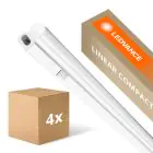 Multipack 4x Ledvance LED Batten Linear Compact Switch 12W 1200lm - 830 Warm White | 90cm