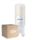 Multipack 10x Philips CorePro LED Capsule G9 Frosted 3.7W 470lm - 827 Extra Warm White | Replaces 40W