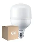 Multipack 6x Philips TrueForce Core LED E27 HPL/HPI/SON G3 Frosted 30W 4000lm 180D - 840 Cool White | Replaces 125W