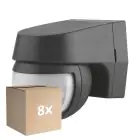 Multipack 8x Ledvance Sensor Wall Black| 110D